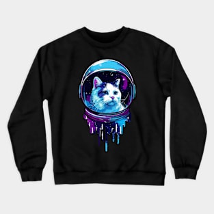 Astronaut cat Crewneck Sweatshirt